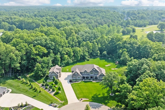 9568 Craigens Ct, Galena, OH 43021 - aerial view of property and surrounding area with a forest