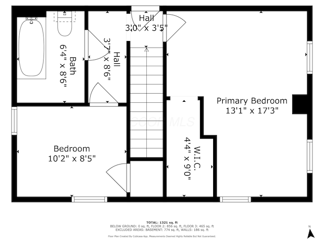 1936 Case Rd, Columbus, OH 43224 - floor plan / room layout