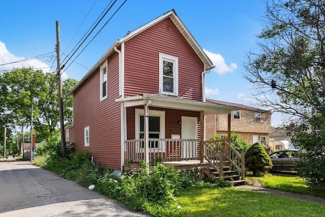 2165 Amherst Ave, Columbus, OH 43223 - view of front of home featuring covered porch