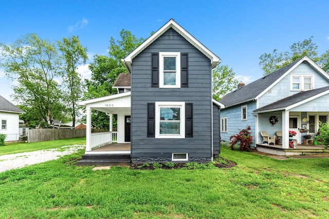 1805 Meriline Ave, Obetz, OH 43207 - back of house with a porch
