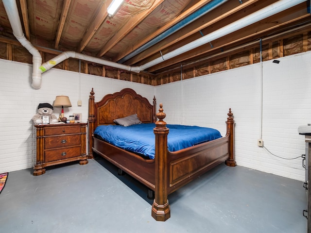 2870 Tarkman Dr, Nashport, OH 43830 - bedroom featuring concrete floors