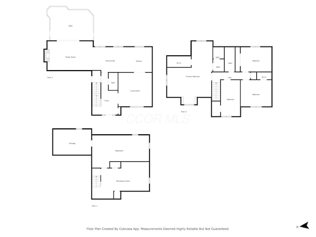 4558 Crompton Dr, Columbus, OH 43220 - floor plan / room layout