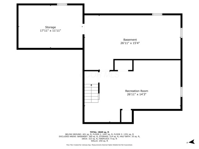 4558 Crompton Dr, Columbus, OH 43220 - room layout