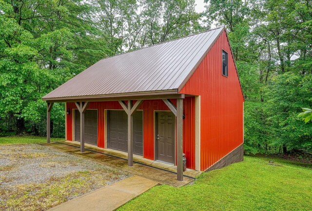 7 Whiskey Run Rd, Chillicothe, OH 45601 - view of detached garage