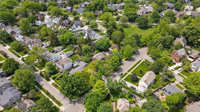 1875 King Ave, Columbus, OH 43212 - aerial overview of property's location with nearby suburban area