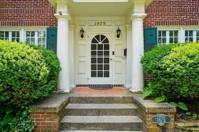 1875 King Ave, Columbus, OH 43212 - property entrance with brick siding