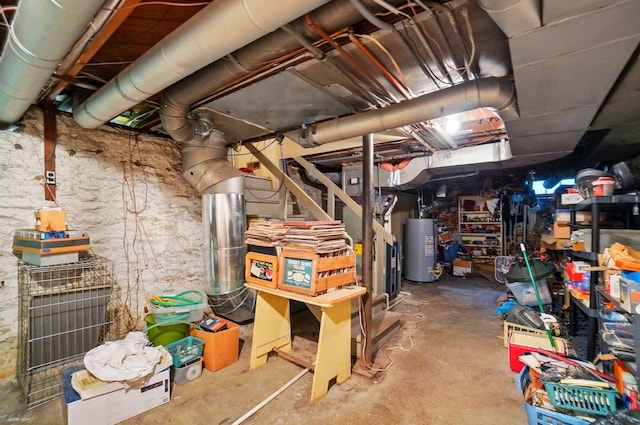 1875 King Ave, Columbus, OH 43212 - unfinished below grade area with water heater
