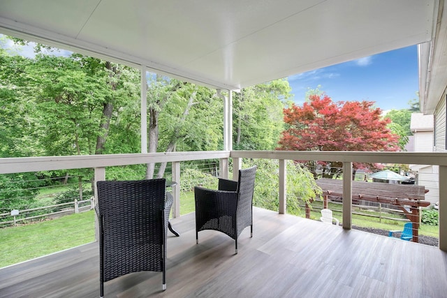 232 Camrose Ct, Columbus, OH 43230 - view of wooden deck