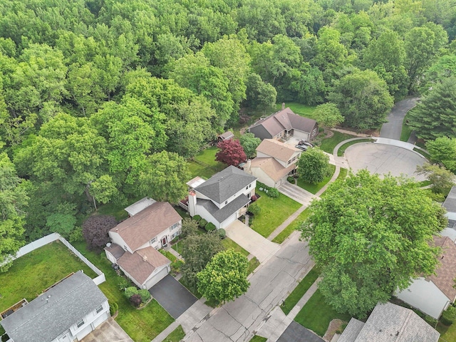 232 Camrose Ct, Columbus, OH 43230 - aerial view of residential area with a forest