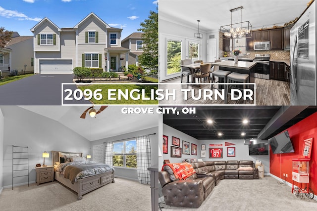 2096 English Turn Dr, Grove City, OH 43123 - view of a document with a collage of images