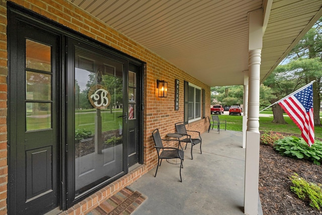 13682 Cobblestone Ln, Pickerington, OH 43147 - view of covered porch