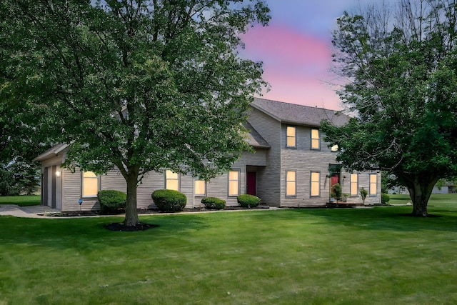 3902 Maple Grove Rd, Marion, OH 43302 - view of front of property featuring a lawn and an attached garage