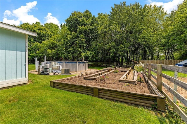 1205 Holton Rd, Grove City, OH 43123 - view of yard featuring a vegetable garden