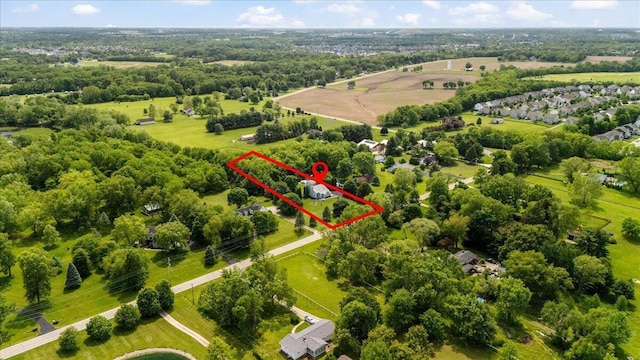 1205 Holton Rd, Grove City, OH 43123 - aerial overview of property's location featuring property boundaries highlighted