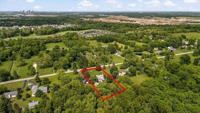 1205 Holton Rd, Grove City, OH 43123 - aerial view of property's location with property boundaries highlighted
