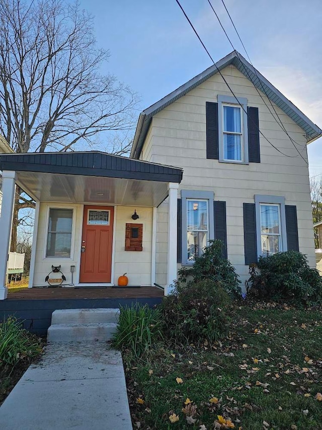 67 W Front St, Logan, OH 43138 - view of front of house featuring a porch