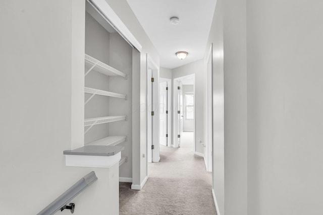 9302 Pimlico Pl, Pickerington, OH 43147 - hall with carpet flooring and baseboards