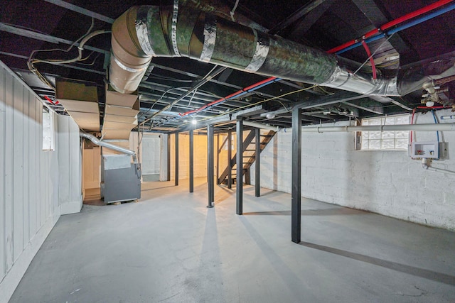 452 N Ohio Ave, Columbus, OH 43203 - basement with heating unit