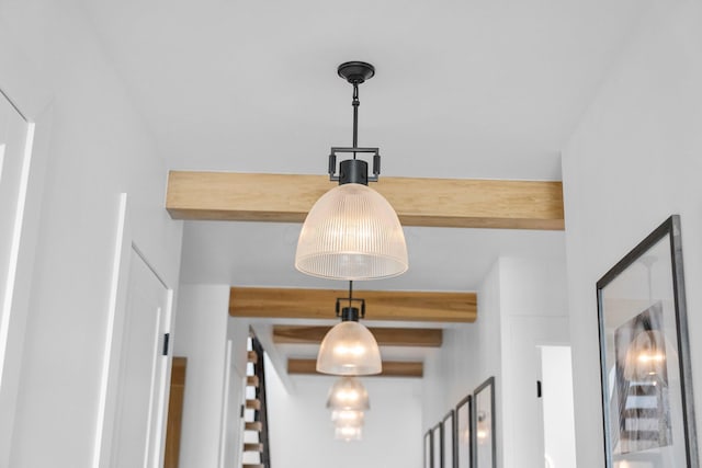 3226 Bean Oller Rd, Delaware, OH 43015 - detailed view of beamed ceiling
