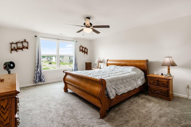 99 Hutchison St, South Bloomfield, OH 43103 - bedroom featuring carpet and a ceiling fan