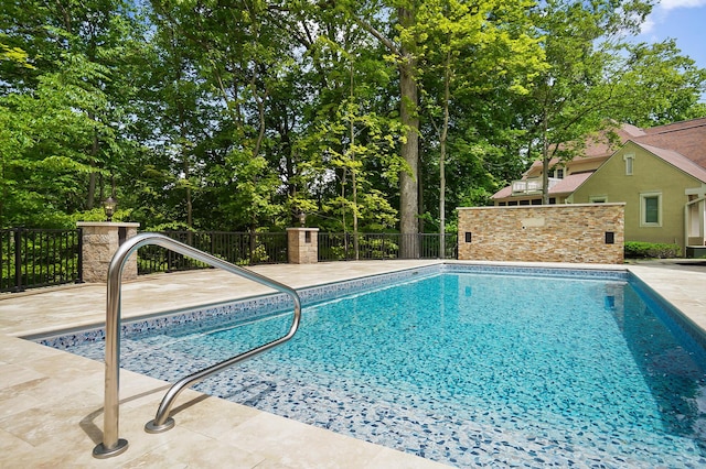 5633 Travis Pointe Ct, Westerville, OH 43082 - view of pool with view of scattered trees and a patio