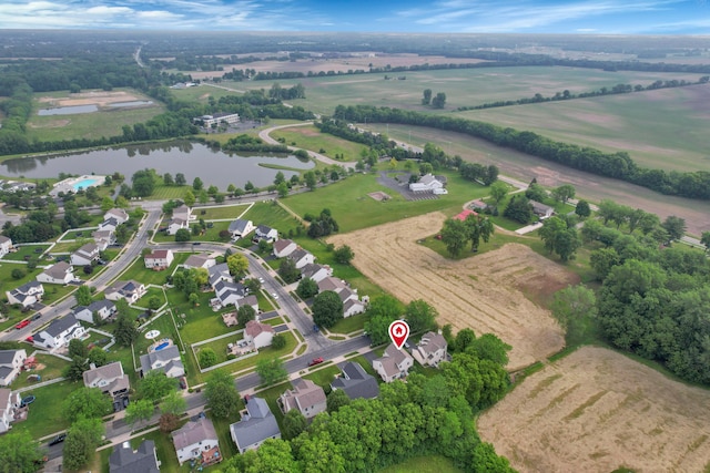 5035 Dietrich Ave, Orient, OH 43146 - aerial overview of property's location featuring a large body of water and rural landscape