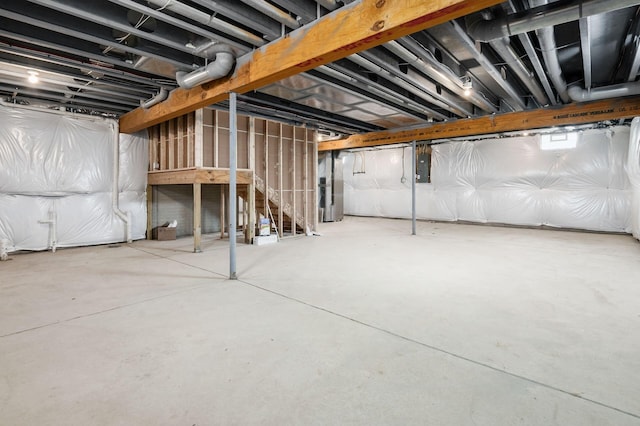 7014 Aster Way, Plain City, OH 43064 - unfinished basement featuring electric panel