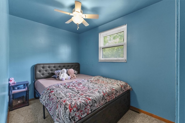 5280 Elmhurst Ave, Columbus, OH 43231 - carpeted bedroom featuring baseboards and ceiling fan