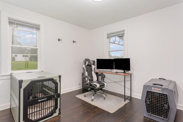 12 E Vine St, Jackson, OH 45640 - office with wood finished floors and baseboards