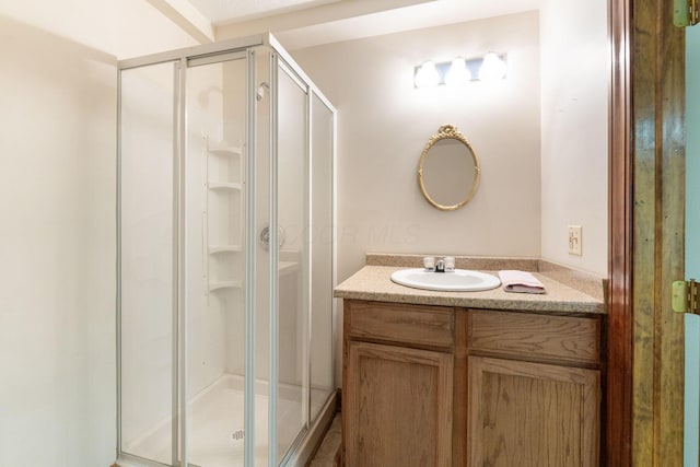 5103 Johnstown Alexandria Rd, Johnstown, OH 43031 - full bath featuring vanity and a shower stall
