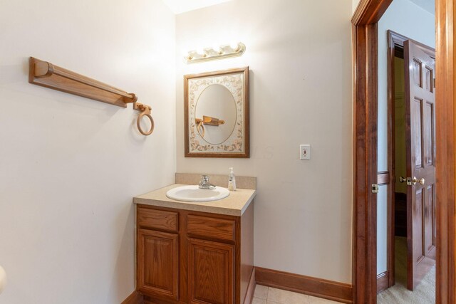 5103 Johnstown Alexandria Rd, Johnstown, OH 43031 - bathroom with vanity and baseboards