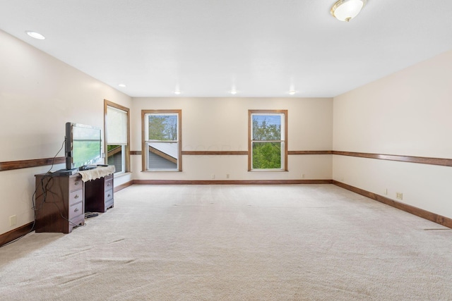 5103 Johnstown Alexandria Rd, Johnstown, OH 43031 - unfurnished office featuring light colored carpet, baseboards, and recessed lighting