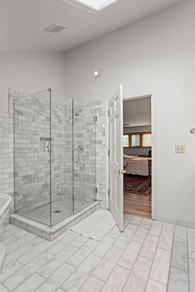 4606 Gershwin Ct, Grove City, OH 43123 - ensuite bathroom with a shower stall and a tub