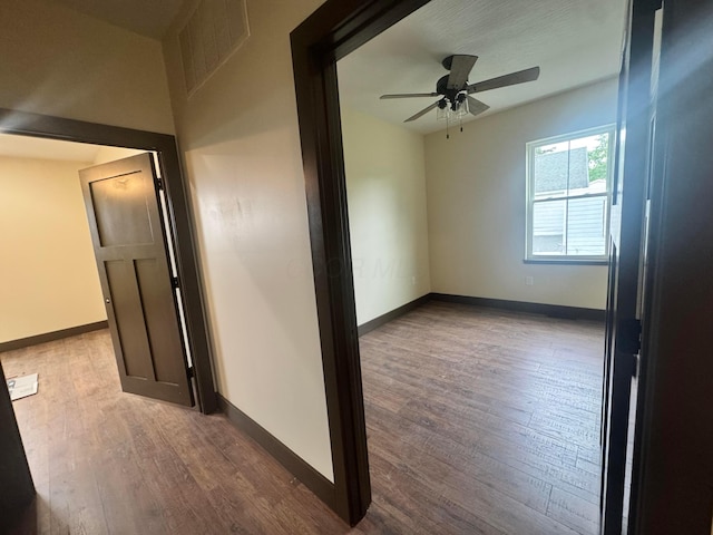 1624 Marlboro Ave, Obetz, OH 43207 - unfurnished room featuring hardwood / wood-style floors and a ceiling fan