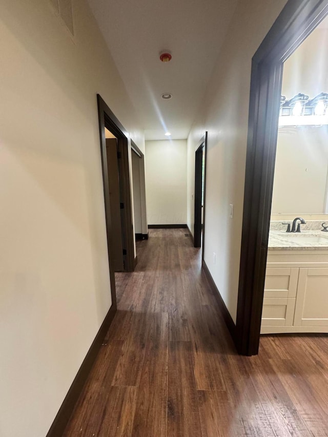1624 Marlboro Ave, Obetz, OH 43207 - corridor featuring dark wood-type flooring