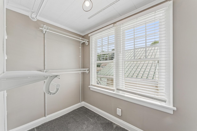 211 Guernsey Ave, Columbus, OH 43204 - walk in closet featuring dark colored carpet