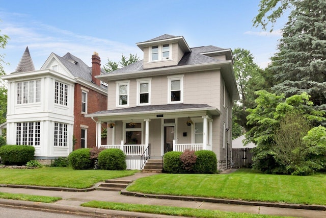 540 Linwood Ave, Columbus, OH 43205 - traditional style home featuring a porch and a shingled roof