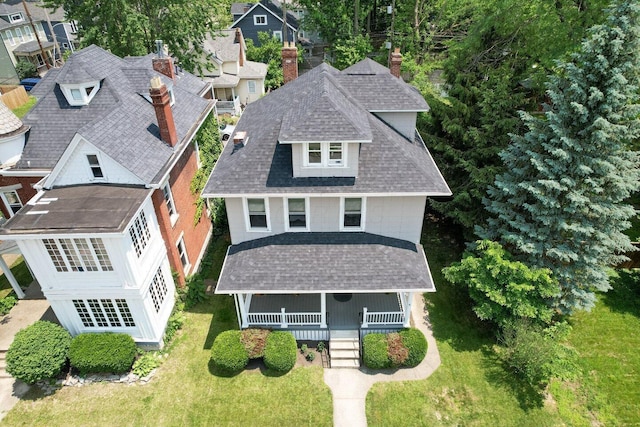 540 Linwood Ave, Columbus, OH 43205 - aerial view of property and surrounding area