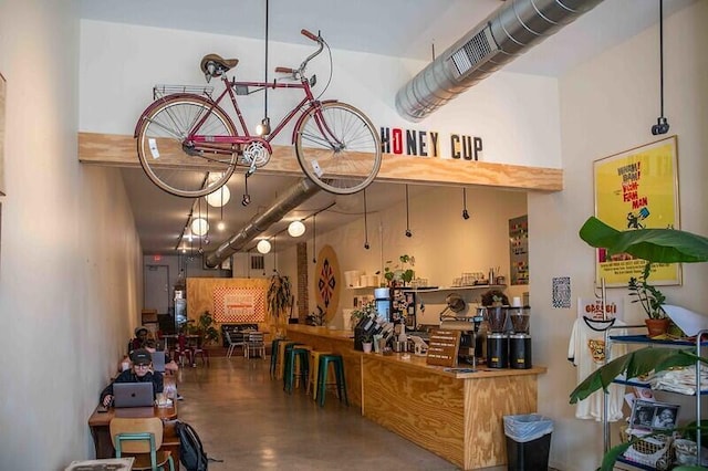 120 E Blake Ave, Columbus, OH 43202 - bar with finished concrete floors