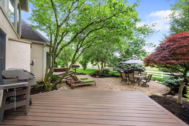 6034 Heritage View Ct, Hilliard, OH 43026 - view of wooden terrace