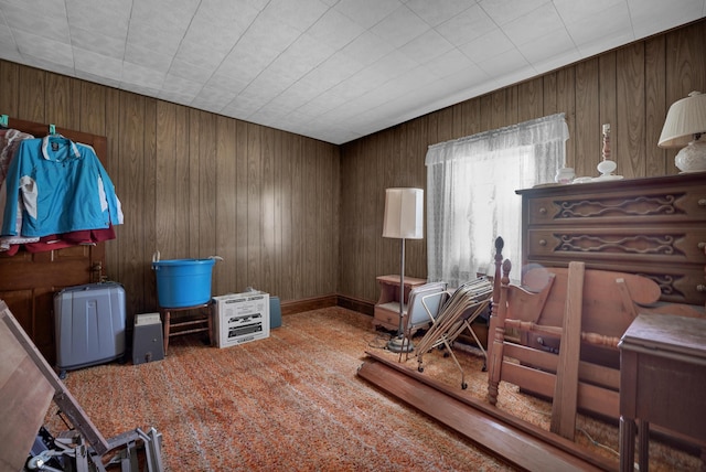 7682 Northridge Rd, Johnstown, OH 43031 - bedroom with wood walls
