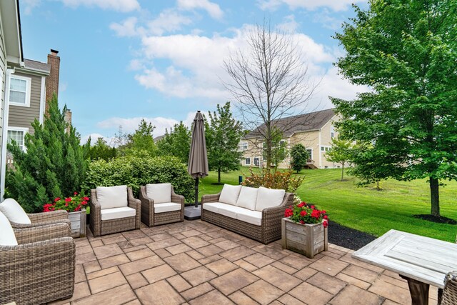 2505 Isabella Blue Dr, Powell, OH 43065 - view of patio with outdoor lounge area