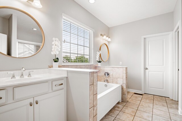 2505 Isabella Blue Dr, Powell, OH 43065 - bathroom with a bath and vanity
