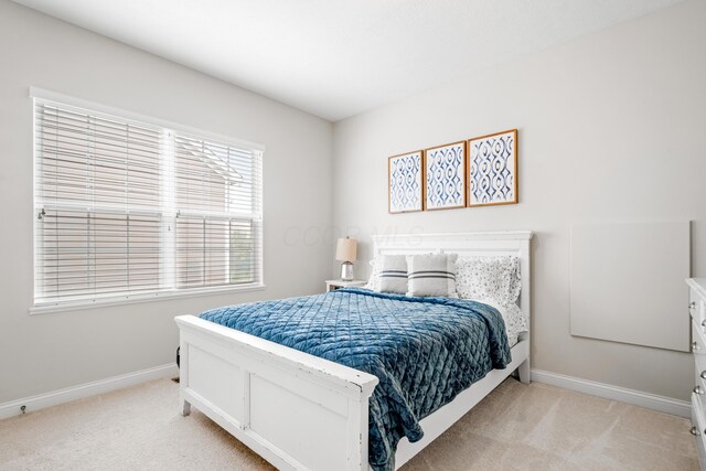 2505 Isabella Blue Dr, Powell, OH 43065 - bedroom with light carpet and baseboards