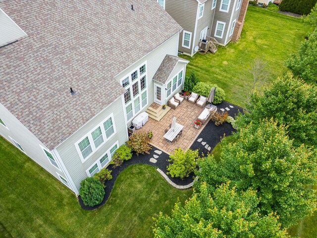 2505 Isabella Blue Dr, Powell, OH 43065 - aerial view of property and surrounding area