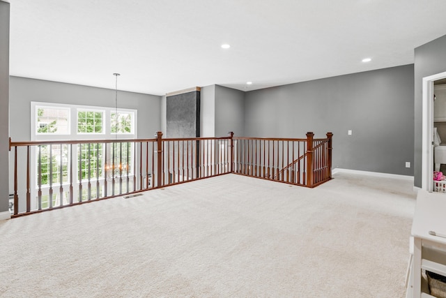 2505 Isabella Blue Dr, Powell, OH 43065 - carpeted empty room featuring recessed lighting and baseboards