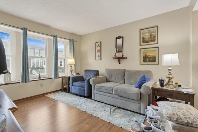 991 Annagladys Dr Unit R4, Columbus, OH 43085 - living area with wood finished floors and baseboards