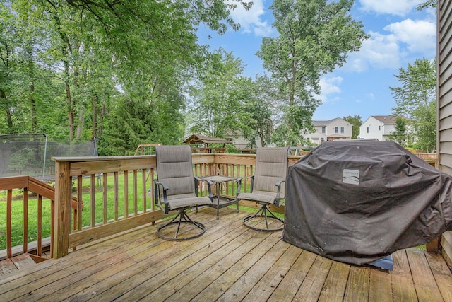 1315 Shelby Cir, Reynoldsburg, OH 43068 - deck featuring area for grilling