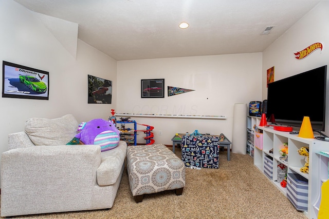 1315 Shelby Cir, Reynoldsburg, OH 43068 - living area with carpet and recessed lighting