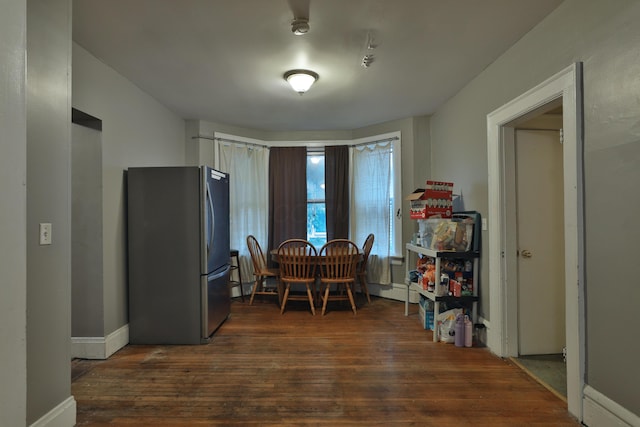 368 Alden Ave Unit 368, Columbus, OH 43201 - dining room featuring wood-type flooring and baseboards